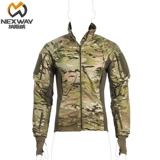 Весенняя дорожная тактическая флисовая куртка подходит для мужчин и женщин, удерживающий тепло водонепроницаемый дышащий камуфляжный пуховик, увеличенная толщина