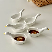 Мисс Sugar Korean INS Ceramics Dip Dip Creative Stereo Симпатичный мультипликационный дисконс Кампас Уксус Диспот Уксус