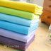 Rửa sạch vải cotton vải handmade TỰ LÀM vải rửa đồng bằng màu bông vải rửa bông vải nhăn vải 18 màu sắc Vải vải tự làm