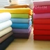Rửa sạch vải cotton vải handmade TỰ LÀM vải rửa đồng bằng màu bông vải rửa bông vải nhăn vải 18 màu sắc