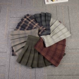 Японская демисезонная студенческая юбка в складку, штаны, 2020