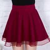 Юбка, эластичная сетка, А-силуэт