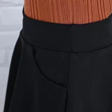 Юбка, эластичная сетка, А-силуэт