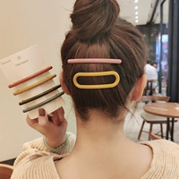 Заколка для волос, брендовая челка, в корейском стиле, простой и элегантный дизайн, популярно в интернете