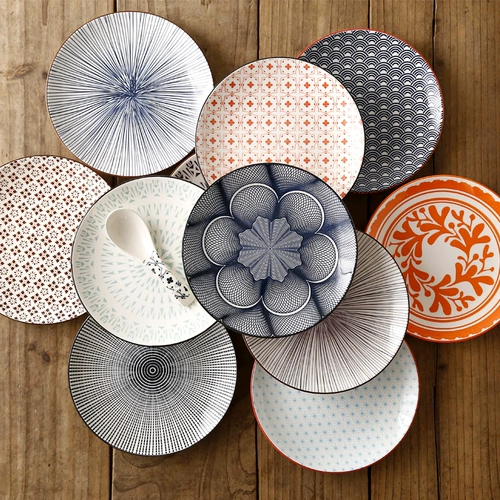Бесплатная доставка японский стиль и ветра креативные керамические блюда из подглазки дома