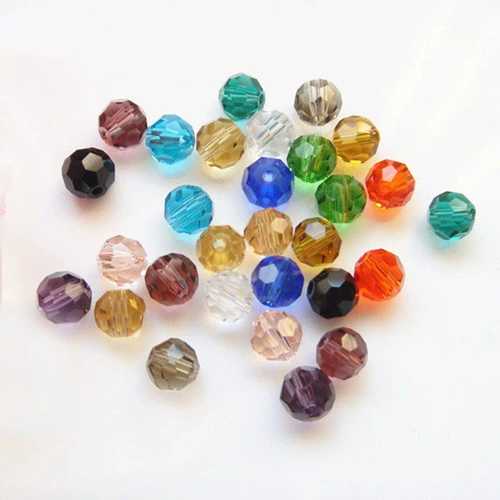 Аксессуар, бирюзовые аксессуары, стеклянные футбольные бусины, DIY, 4мм, 32