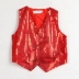 Trẻ em sequins vest dành cho người lớn jazz jazz biểu diễn múa hiện đại chương trình khiêu vũ vest bé trai sân khấu đạo cụ