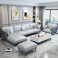Ткань, современный диван, мебель, комплект, легкий роскошный стиль, простой и элегантный дизайн, коллекция 2021, наука и технология