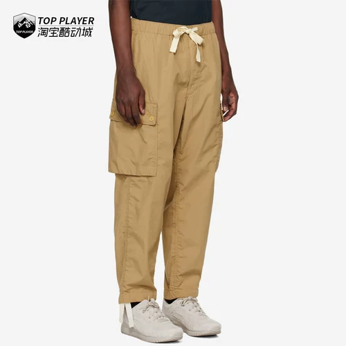 Нанамика легкие грузовые брюки японские ретро -мульти -карманные брюки букеров букет