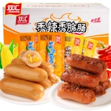 Shuanghui кукурузный кишечник острый и хрустящая колбаса 32G*60 полная коробка сладкая хот -дога