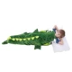 Подключен хвост для спального мешка крокодила