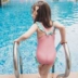 Phiên bản tiếng Hàn mới 1 sling 2 chấm nữ bé 0-3 tuổi bé một áo tắm bé gái l đồ bơi một mảnh - Bộ đồ bơi của Kid
