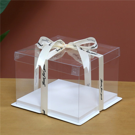 透明蛋糕盒子废物利用图片