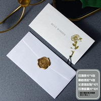 Закладка Rose [открытка благословения] 4 золота в золоте