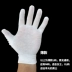 Găng tay trắng cotton nguyên chất làm việc hạt nghi thức chơi mồ hôi vải bảo hộ lao động mùa hè sợi mỏng găng tay bảo hộ chịu mài mòn Gang Tay Bảo Hộ