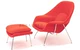 FRP Uterine Ghế Cá tính Lounger Nhà thiết kế Nội thất Sofa Vải với Bàn đạp - Đồ nội thất thiết kế