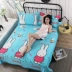 Miễn phí vận chuyển bên Hàn Quốc bông cotton nhung thảm bên giường nệm cover sinh viên Độc thân mặt pha lê chăn bốn mùa - Trải giường Trải giường