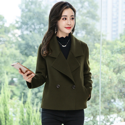 Len áo khoác nữ đoạn ngắn 2018 mùa xuân và mùa thu mới của Hàn Quốc phiên bản của mỏng giảm béo nhỏ hương thơm người đàn ông ngắn áo len