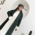 [筱 朵朵] Áo khoác len nhiều màu dành cho nữ 2017 thu đông 2017 thời trang Hàn Quốc áo dài mỏng - Áo Hàn Quốc