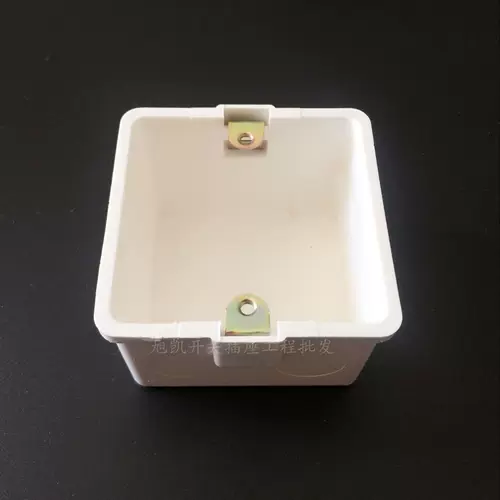 Zhongcai 86 -0 -тип темная коробка нижняя коробка похороненная нижняя коробка клей темная коробка 86 Одно коробка с изоляционным пламенем -Резервневая коробка переключателя