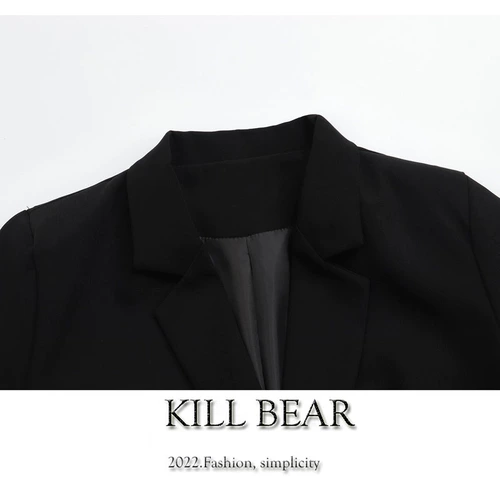 Брендовый костюм, сексуальная куртка, V-образный вырез