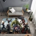 Đội ngũ sắc đẹp Marvel Avengers Spider-Man Iron Man Summer Mat Phòng khách Phòng ngủ Phòng cà phê Thảm trải sàn - Thảm Thảm