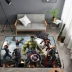 Đội ngũ sắc đẹp Marvel Avengers Spider-Man Iron Man Summer Mat Phòng khách Phòng ngủ Phòng cà phê Thảm trải sàn - Thảm