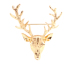 Trang sức Thời trang mới Hợp kim Tây Hội Nam Nữ Corsage Retro Deer Head Trâm Hàn Quốc Pin - Trâm cài phụ kiện áo vest Trâm cài