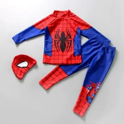 Boy Spider-Man Tách áo tắm trong bộ đồ bơi bé trai lớn bé ấm áp và nhanh khô - Bộ đồ bơi của Kid