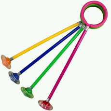 Скакалка на одну ногу 儿童闪光跳连体闪光跳娱乐比赛闪光跳qq炫舞娃娃跳带灯闪光跳包邮