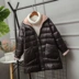 Áo khoác nữ 2019 mẫu mới nổ phiên bản Hàn Quốc của áo khoác rộng trùm đầu chống hở giải phóng mặt bằng Dongdaemun - Xuống áo khoác