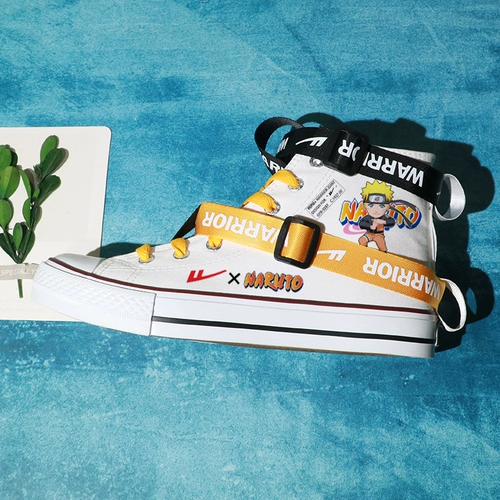 Warrior, Наруто, летняя тканевая белая обувь подходит для мужчин и женщин, для влюбленных