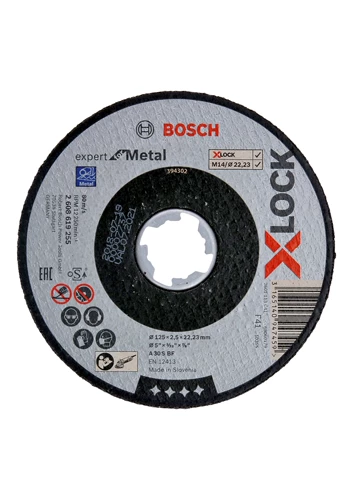 Bosch Bosch X-Lock125x1.6x22,23 Металлическая резка Таблет