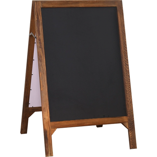 Двойная обжарка с твердым древесиной можно писать в маленькой Blackboard Creative Passwriting Poster Poster Board Shop