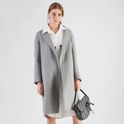 Áo khoác cashmere hai mặt 2019 thu đông mới Áo len mỏng cho nữ áo len - Áo len lót đôi