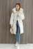 Phần dài xuống áo bông phụ nữ mùa đông mới Hàn Quốc phiên bản của cổ áo lông thú lớn bông áo khoác trên đầu gối dày sinh viên lỏng bông quần áo thủy triều