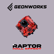 Вал 官方代理geonworks猛禽红黑磁轴raptor he switch wooting apex