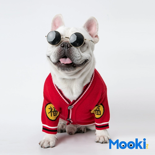 Mookepe Dog Fight Cat Одежда зимняя одежда Pet Cat осень и зимний свитер теплый зимний праздничная новогодняя одежда