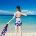 Cặp đôi Đồ bơi Nữ Thể thao Bikini Váy ba mảnh Phong cách Spa Đồ bơi Bảo tồn Sinh viên Quần đi biển - Vài đồ bơi Vài đồ bơi