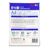 Deli Stationery Deli 3819 Пластиковая пленка A4 Большие пластиковые наборы для уплотнения 70 мик 100 листов