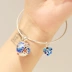 Cloisonne Sachet Ball Bracelet Gói nhỏ rỗng với mặt dây chuyền Vòng tay mặt dây chuyền với một món quà - Vòng đeo tay Clasp vòng tỳ hưu vàng Vòng đeo tay Clasp