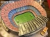 Người hâm mộ Barcelona cung cấp đồ trang trí mô hình sân vận động Nou Camp đồ lưu niệm bóng đá xung quanh búp bê Barcelona Messi - Bóng đá Bóng đá