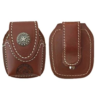 Оригинальная зажигалка ручной работы, аксессуары, кожаный оригинальный защитный чехол, из натуральной кожи