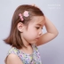 Kẹp tóc Hàn Quốc tiara cô bé BB clip pom trẻ em phụ kiện tóc dễ thương rhinestone dệt trái cây clip tóc bangs clip - Phụ kiện tóc