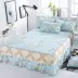 Bông bedspread giường váy một mảnh khăn trải giường bảo vệ tay áo lá sen ren nhóm giường đôi 1,8 m 2.0m mùa hè - Váy Petti