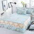 Bông bedspread giường váy một mảnh khăn trải giường bảo vệ tay áo lá sen ren nhóm giường đôi 1,8 m 2.0m mùa hè - Váy Petti giường váy Váy Petti