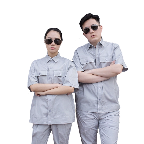 Хлопковый тонкий комфортный дышащий комплект для работы