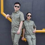 Хлопковый тонкий комфортный дышащий комплект для работы