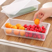 Đồ dùng nhà bếp lưu trữ hộp lưu trữ hình chữ nhật với hộp lưu trữ hộp tủ lạnh thực phẩm nhà trái cây và rau quả. - Đồ bảo quản