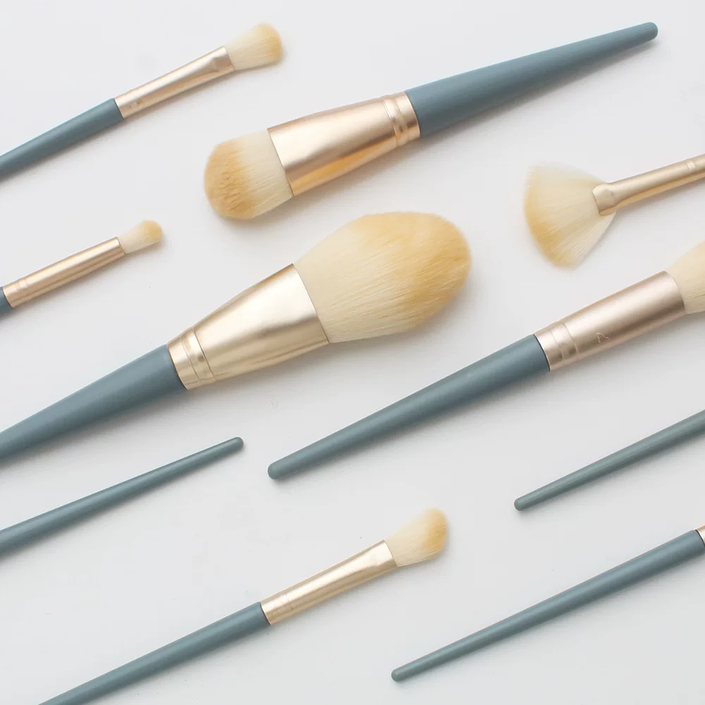 10КИСТЕЙ ДЛЯ МАКИЯЖА SOT SOFT RICH Волосы Тени для век Брови